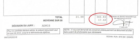 Bulletin relevé de notes de Mehdi Boultam pour son BTS CPRP Bulletin relevé de notes de Mehdi Boultam pour son BTS CPRP